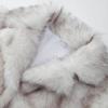 2024 European & American Women's Solid Color Faux Fur Loose Streetwear Coat