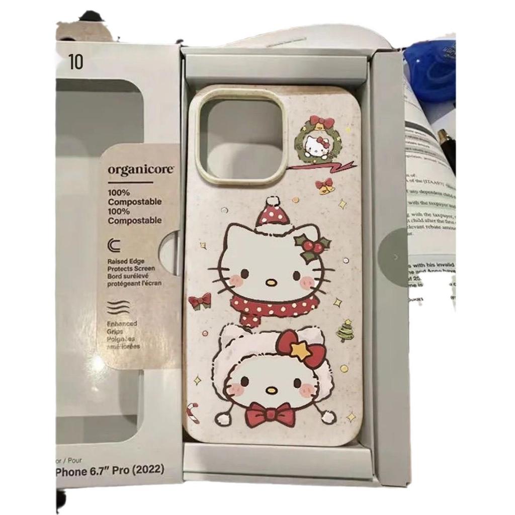 Christmas Hello Kitty iPhone Case for Apple 16 Promax, 15 Plus, 14 Pro, 12X