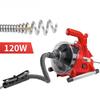 220V 20-50MM 120W Electric Sewer Pipe Dredging Machine Cleaning Machine Pipe Dredger Drain Cleaner for Toilet Kitchen