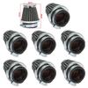 Motorcycle Air Filter Mushroom Head Filters Universal 35mm 44mm 50mm 54mm 60mm Motorcycle Air Intake Filter Cleaner Black