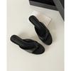French Retro Toe Thin Heel Cool Slippers New Versatile Flip-flops High Heel Outer Wear Commuter Simple Sandals