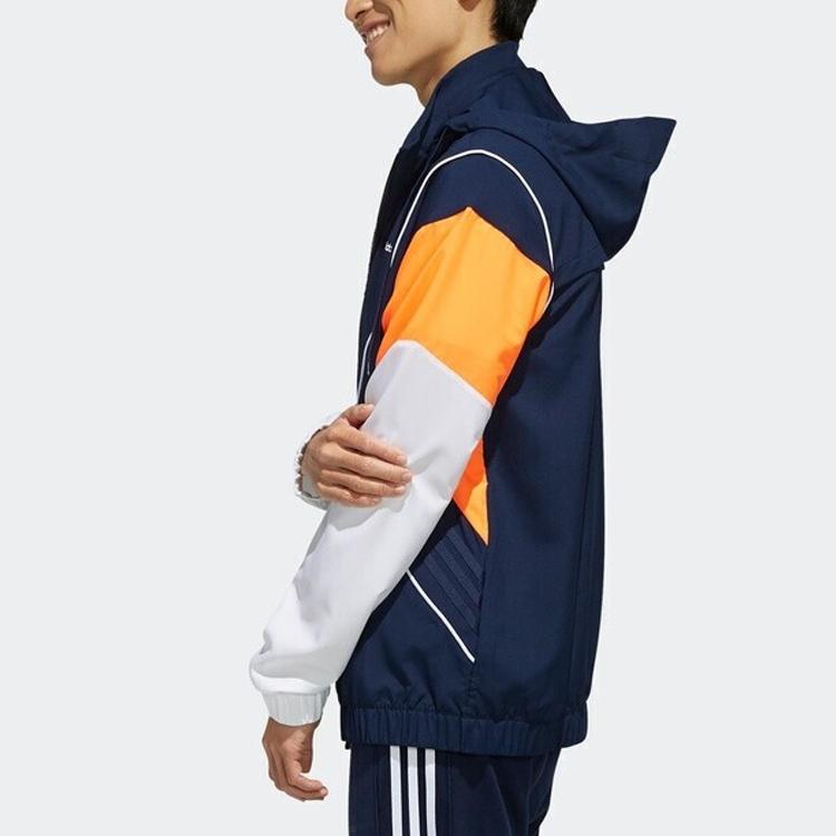 Adidas Neo Casual Sports Hooded Jacket Men Outerwear Collegiate-Navy-Blue FK3493