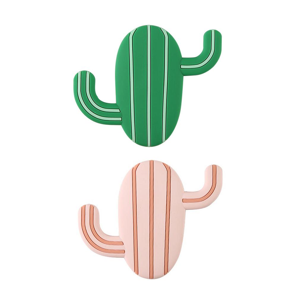 Creative Cactus Hooks Auto Stick Wall Mounts For Bathroom Kitchen Organization Practical Waterproof Home Storage
