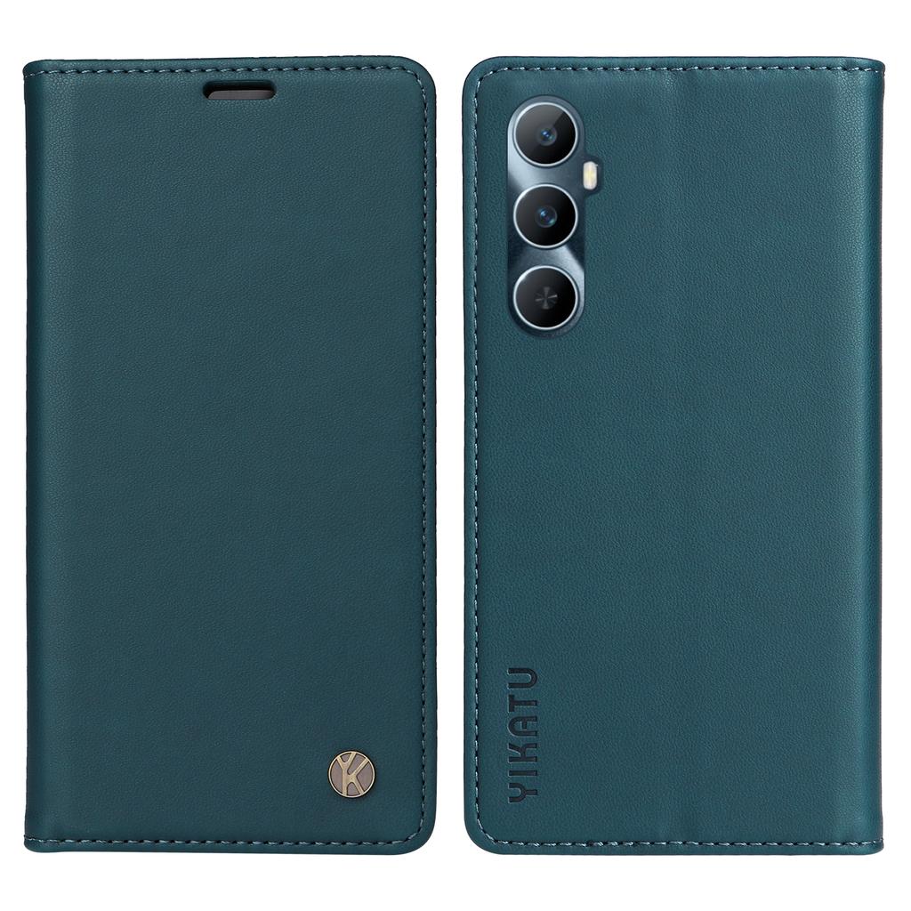 YIKATU YK-001 For Realme C65 4G Case Anti-Scratch Leather Wallet Phone Cover