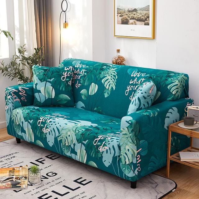 Elastic Sofa Cover For Living Room Non -Slip Stretch Couch Slipcover Couch Cover Sofa Cover Floral Universal Spandex Case for Home