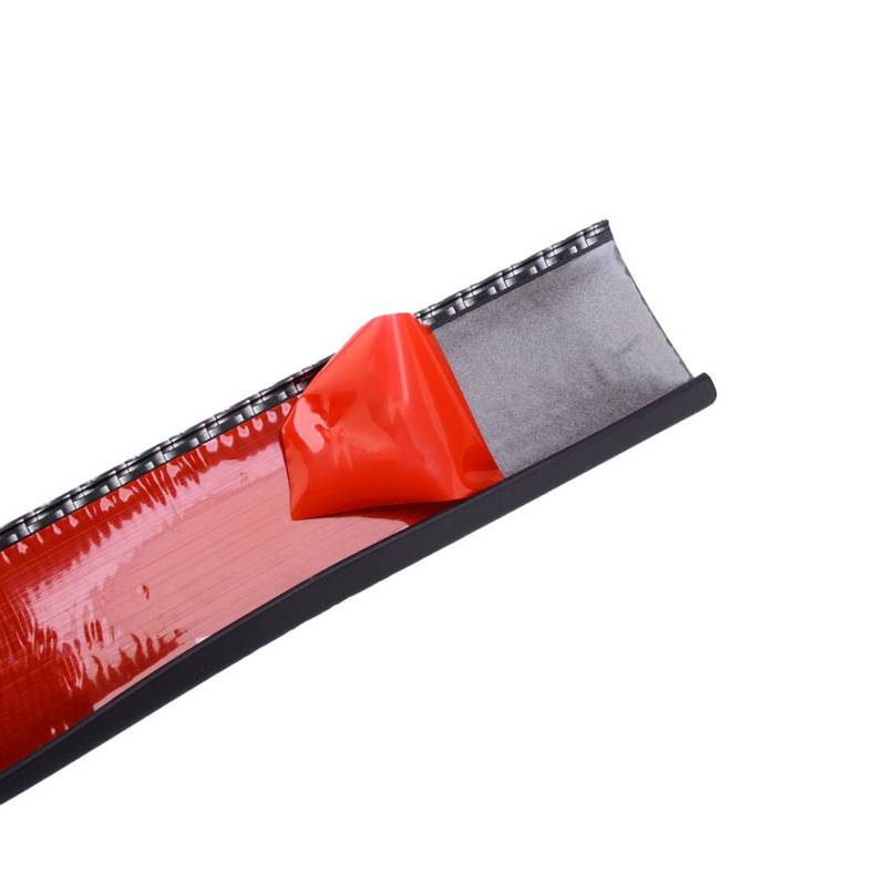 

3.8cm Universal Car Truck SUV Wheel Eyebrow Arch Trim Strip Fender Flare Protector Carbon Fiber Texture Rubber