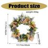  Beautiful Christmas Wreath Illuminated Pine Cone Christmas Wreath with Branches Delicate LED Outdoor Decors