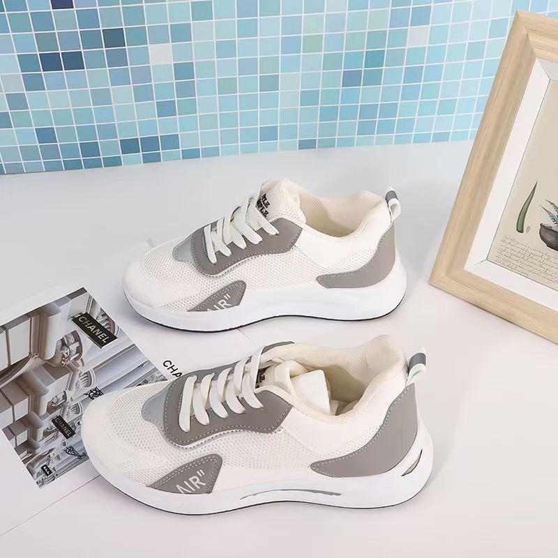 Summer platform casual shoes breathable sports shoes mesh student running shoes