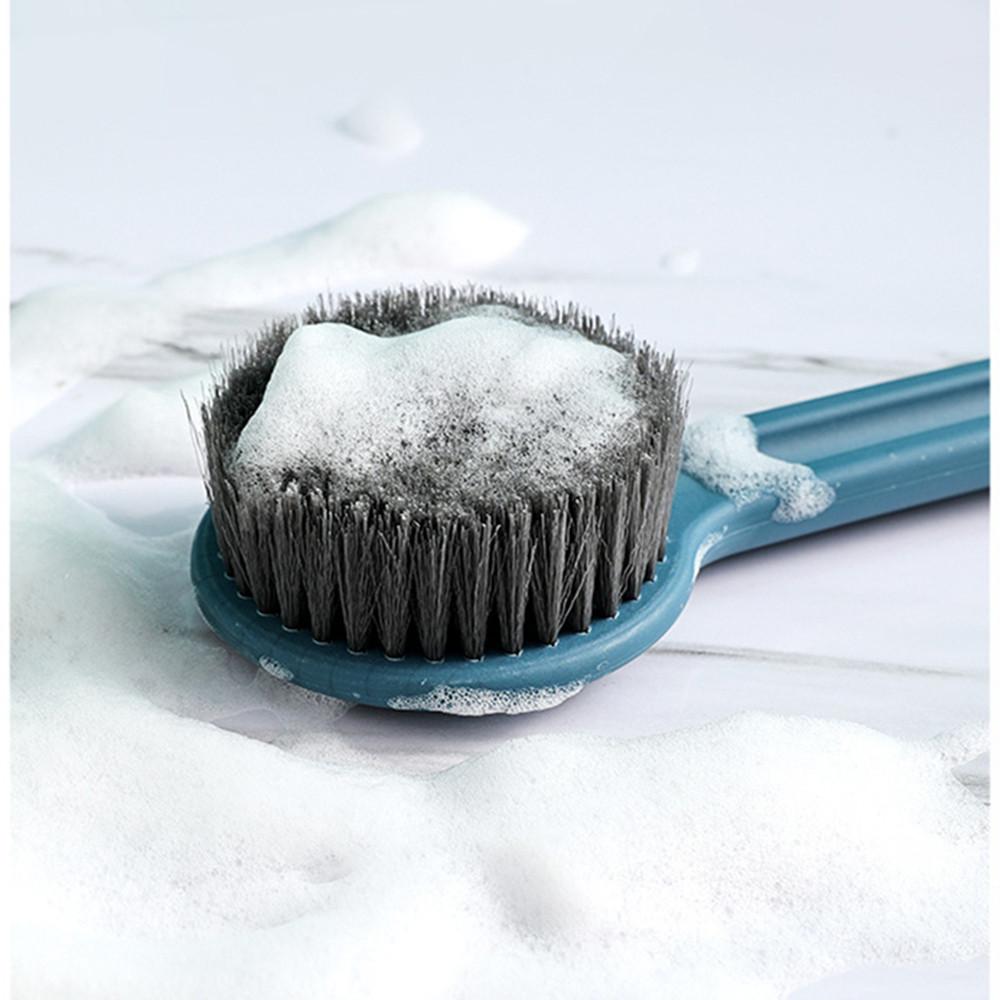 Long-Handled Bathtub Shower Brush Bathroom Brush Body Soft Hair Washing Brush Hand Back Scrub Skin Massage Bathroom Supplies