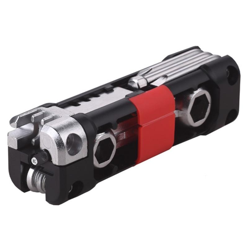 Durability 9Function Cycling Tool Set Combination Tool For Professional Bike Repairs Motorcycle Care Outdoor Survival Set