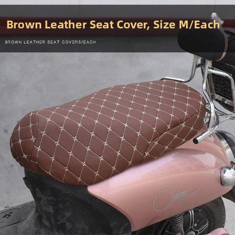 Electric Scooter Battery Car Motorcycle Seat Cushion Cover Anti-scratch Waterproof Thickened Seat Cover3dLeather Seat Cushion