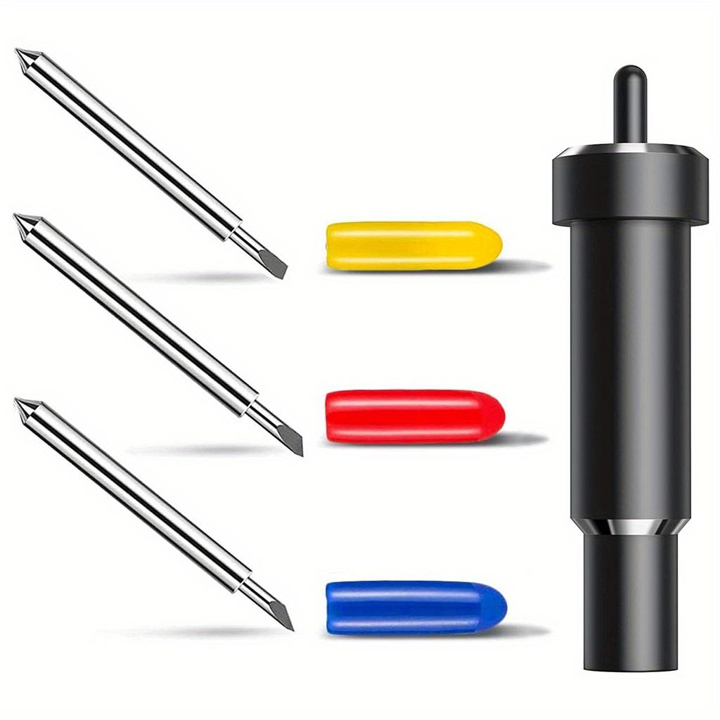 Deep Cut Blade with 30/45/60 Degree Sharp Point Compatible with Explore Foam Chipboard Faux Leather Cutting Tool