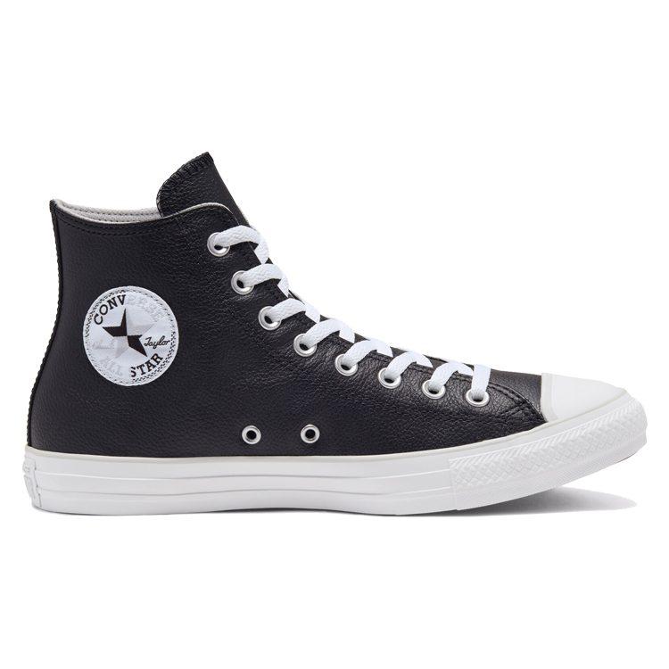Converse Seasonal Color Leather Chuck Taylor All Star 'Black White' 166730C