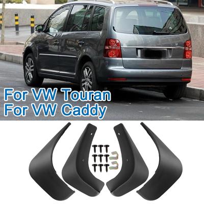 Stänkskydd Stänkskydd Biltillbehör 4st/set Reptålig främre bakre stänkskydd Stänkskärm till VW Touran Caddy bilstyling