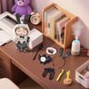 Doll Clothes Set 17cm Doll Accessories Love Heart Top Scarf Hat No Dolls
