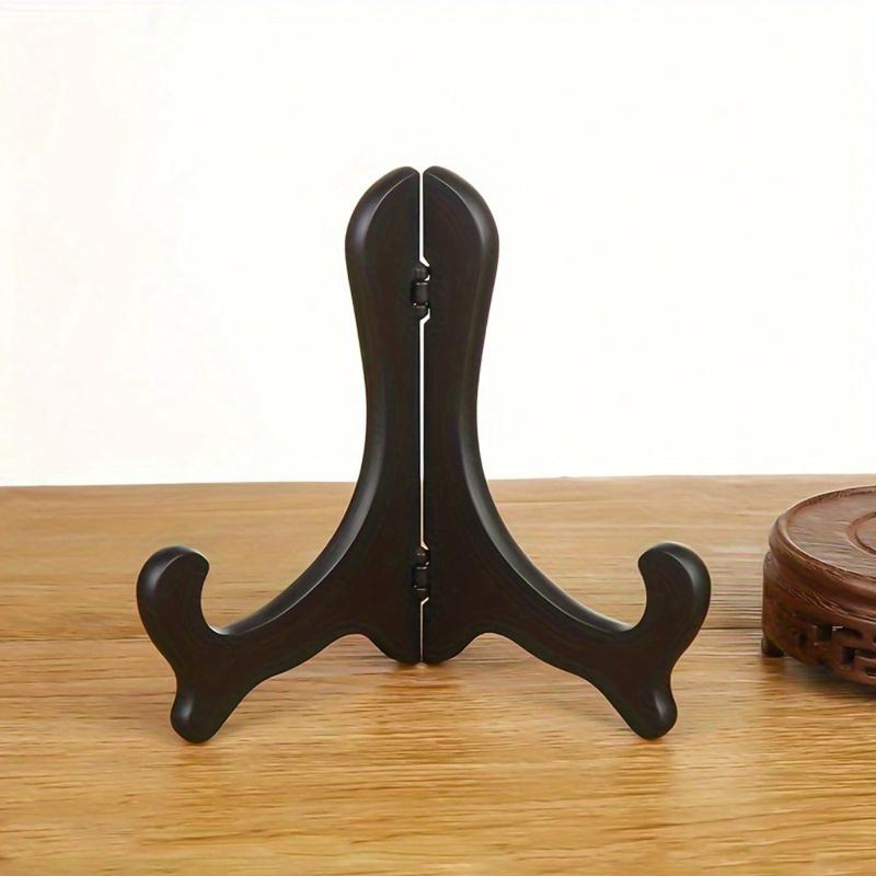 1 шт. Портативные мольберты, держатели для тарелок, подставка для дисплея, подставка для фоторамки, фотоинструменты, для декора дома, комнаты, гостиной, офиса чёрный