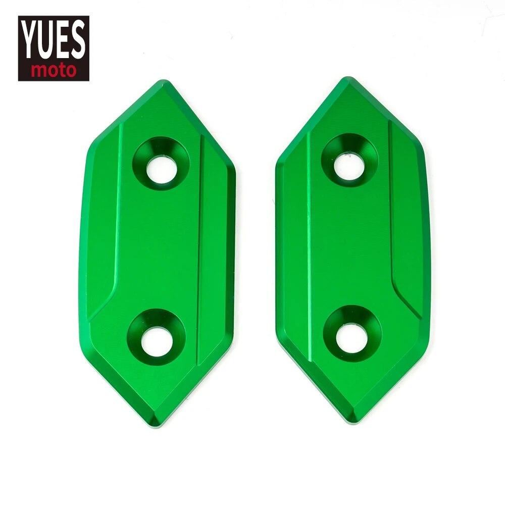 

Аксессуары для мотоциклов, алюминиевое зеркало с ЧПУ, крышка с отверстием для Kawasaki ZX10R ZX 10R 2008 2009 2010 NOLOGO green