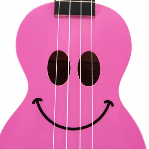 MAHALO Soprano Ukulele Art Series U-SMILE Pink