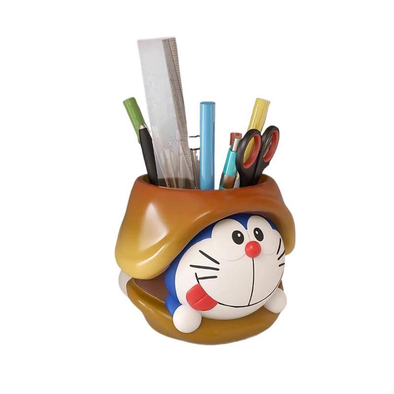 Creative & Cute Calligraphy Brush Holder: Multifunctional Desktop Storage for Students, Kids, or Office Decor.