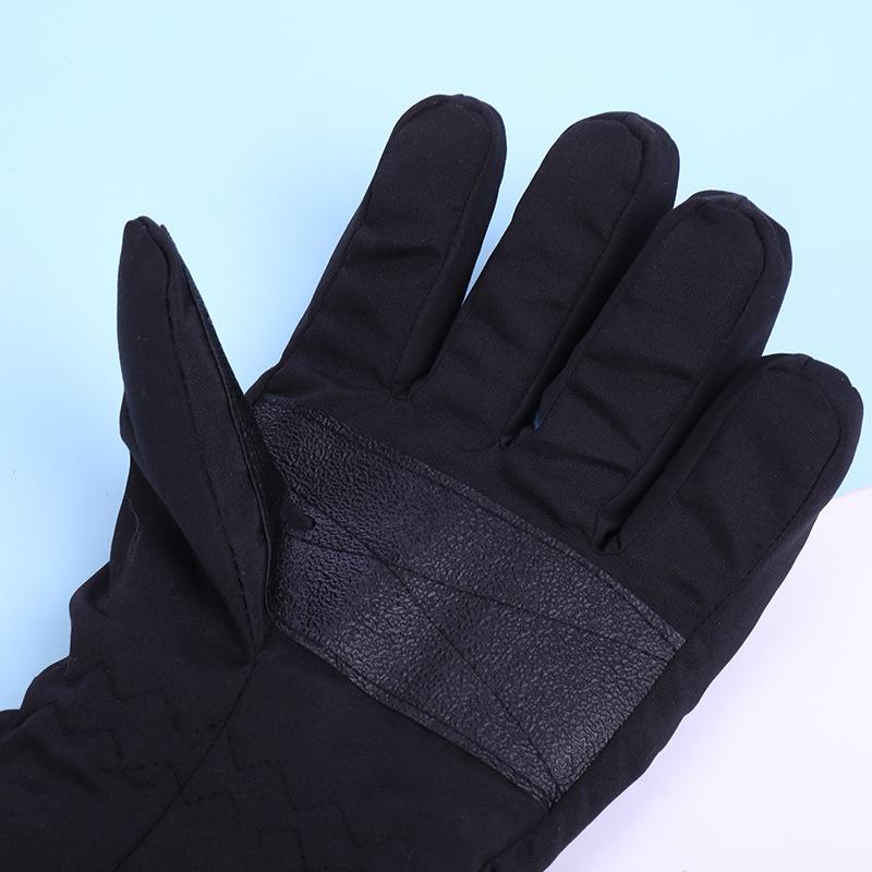 Cold-proof Warm Gloves, Winter Velvet Thickened Riding Men's Cycling Down Cotton Adult Ski Non-slip Gloves