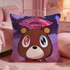 kKanye West singer Cushion Cover Premium Comfort Reversible Pillow Cove Two in One Design for Any Room  Car Interior