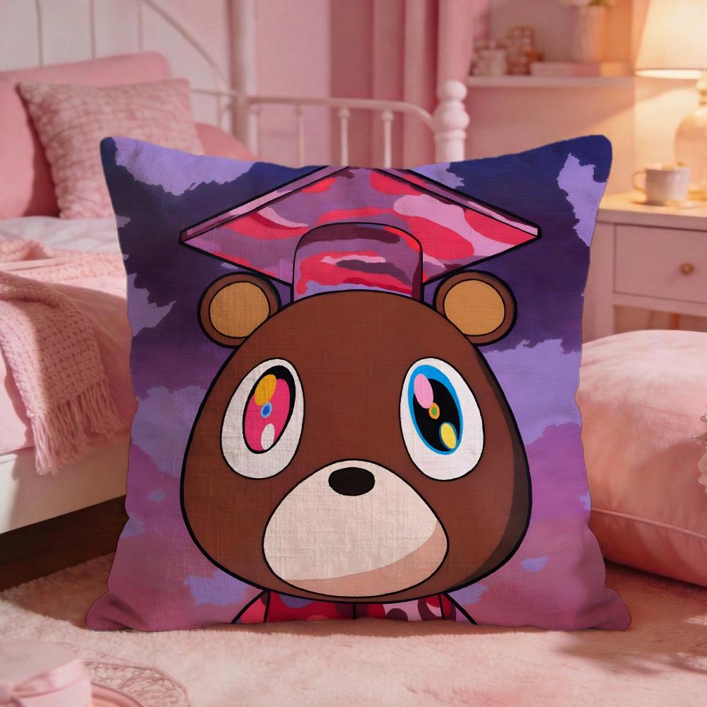 kKanye West singer Cushion Cover Premium Comfort Reversible Pillow Cove Two in One Design for Any Room  Car Interior