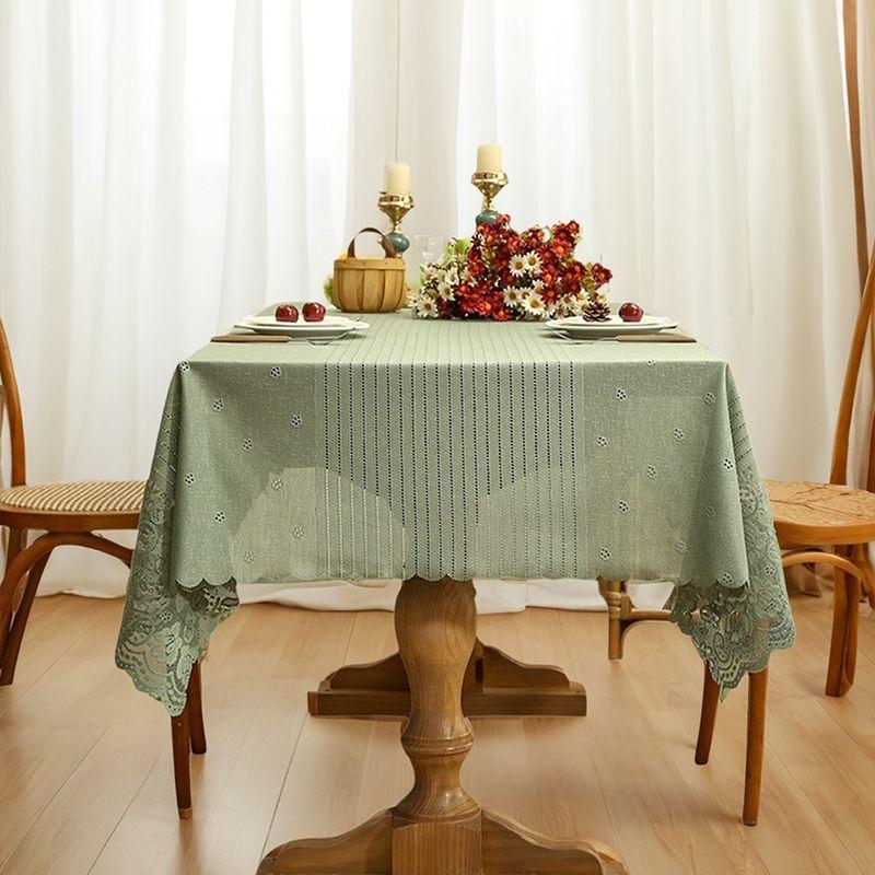 Bohemian Lace Flower Tablecloth Living Room Bedroom Kitchen Coffee Table TV Cabinet Lace Cover Decoration