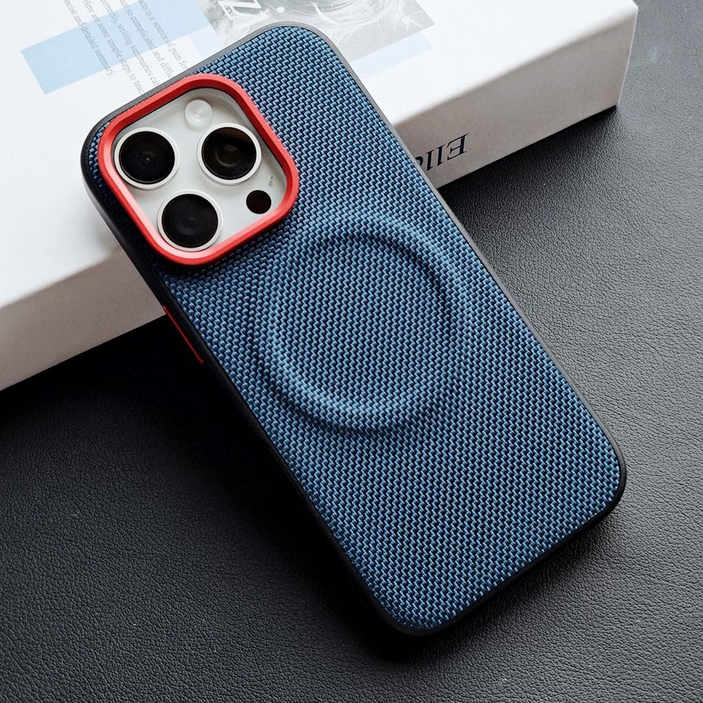 For iPhone 17 16 Promax 15 Pro Case  PU Leather Magnetic Wireless Charging Protective Back Cover Case CMDKNPCX