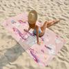 1pc, Cute Pink Unicorn Beach Towel, Size Is Soft, Sandproof And Lightweight, Suitable for Swimming, Pools And Camping