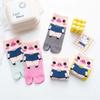 Cartoon Cotton Students Female Two Finger Socks Pig Socks Two Toe Socks Geta Socks Low Tube Socks