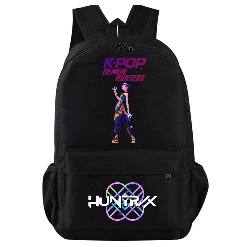 Kpop Dämonenjäger Bedruckter Rucksack für Teenager Studenten Mädchen Jungen Schultasche Schultasche Damen Große Kapazität Reisetasche Kindergeschenk Rucksack