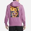 Nike Amerikanischer Retro-Sport-Hoodie mit kleiner Gänseblümchen-Stickerei für Herren