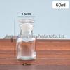 Brown Wide-Mouth 500ml Reagent Bottle with Ground-Glass Stopper