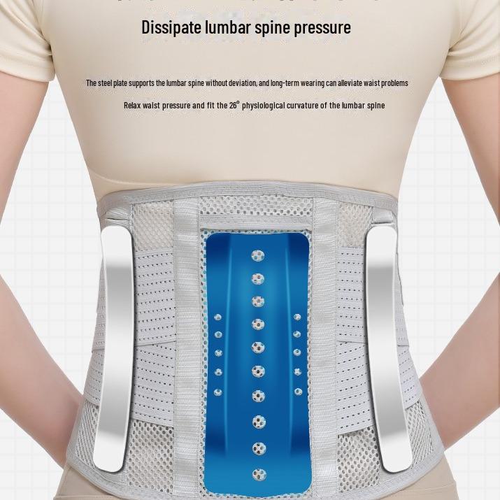 Breathable Compression Waist Belt with Self-Heating Support