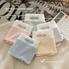 Ladies Spring and Summer Simple Lovely Letter Pure Cotton 7A Bacteriostatic Crotch Breathable Mid Waist Triangle Briefs
