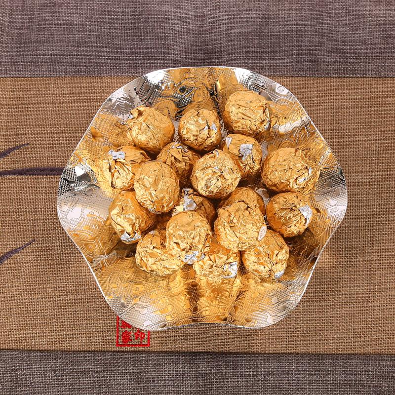 Metall Hausfrau Melonenkerne Obstschale Wohnzimmer Einfach Modern Hochwertig Dessertschale Snack Süßigkeiten Snackplatte