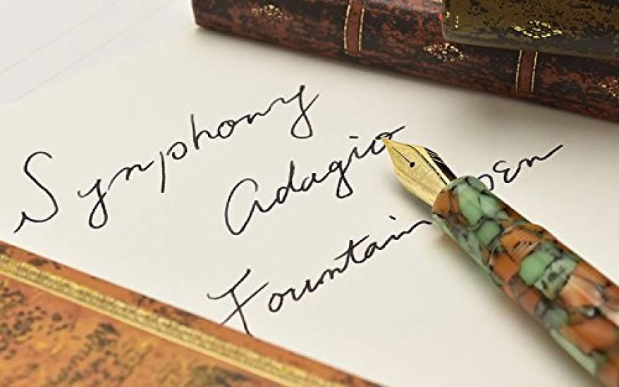 Pent Symphony Adagio Fountain F Pen, Poet's Forest, (Fine Nib)
