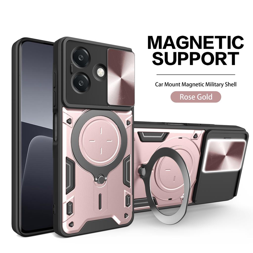 Protective Cover For OPPO A40 A40M A60 A80 5G A3 Pro A3x Case Ring Stand Holder Lens Protection Shockproof Fundas Coque Capa