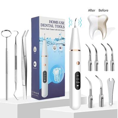 Scaler dentale ad ultrasuoni per denti tartaro macchia dente calcolo rimozione Sonic elettrico denti placca detergente rimozione pietra dentale