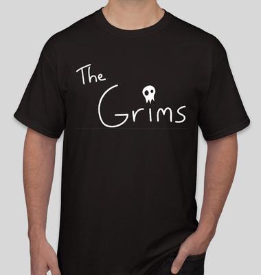 Das Grims T-Shirt Punkrock Musikband T-Shirt Tee Totenkopf