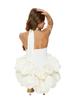 European & American 2026 Summer Satin Halter Neck Skater Dress - Sleeveless, Fluffy, Short & Sexy