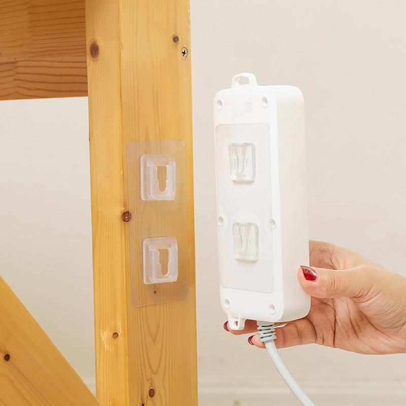 Double-Sided Adhesive Wall Hook Hanger Strong Transparent Wall Storage Sucker