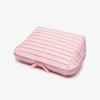 1pcs Striped PVC Storage Bag Large Capacity Outdoor Travel Toiletries Organizer Pouch Portable Travel Cosmetic Bag