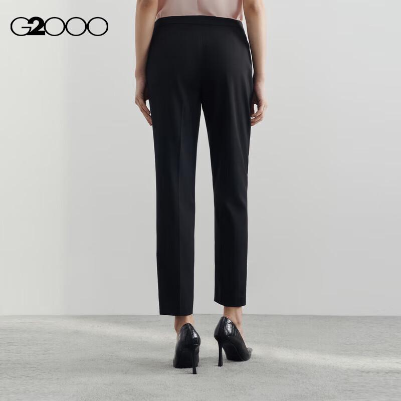 G2000 Women's Comfort Stretch Jacquard Formal Cigarette Suit Pants