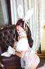 Clearstone Lumi Papier Halloween Doll Bunny Costume for Women, Pink