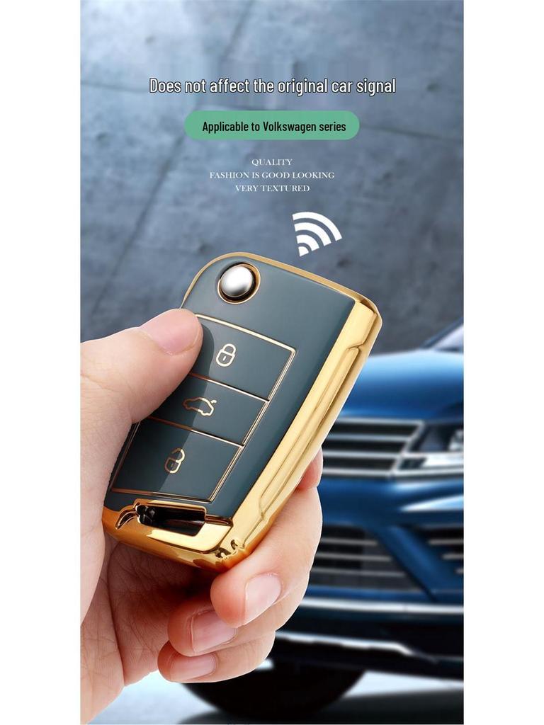 Tiguan L/X Key Case 2022: Full Coverage, One-Button Start, Unisex