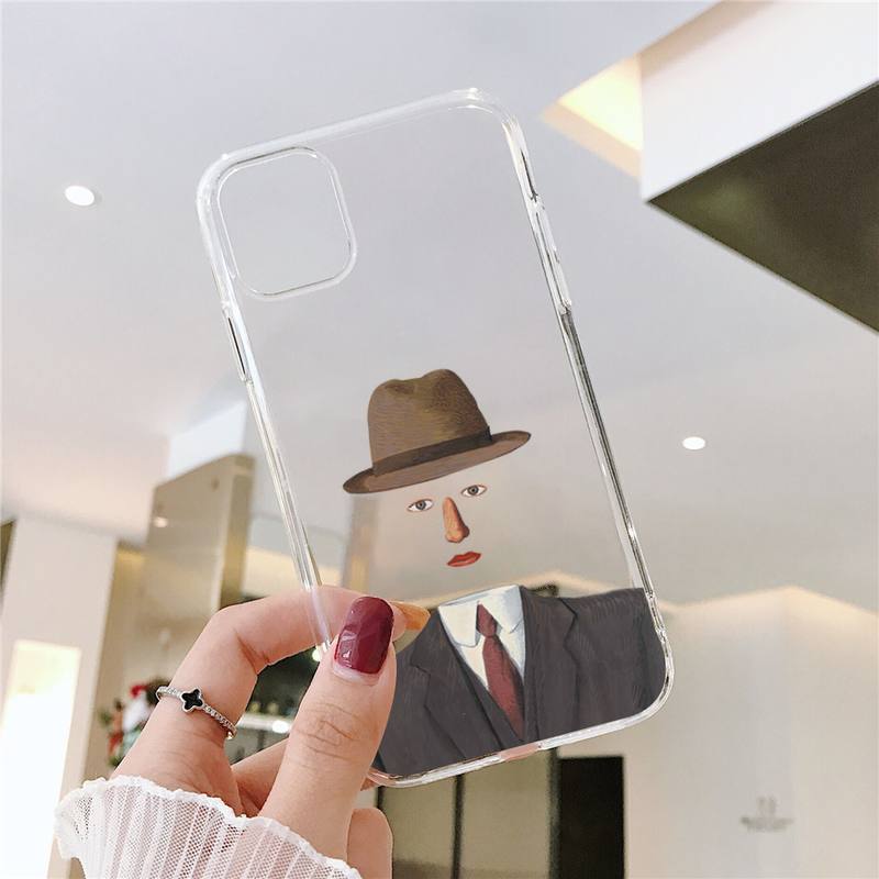 

Чехол для телефона с изображением Рене Магритта srt, прозрачный мягкий для iphone 12 11 13 7 8 6 s plus x xs xr pro max mini iphone 11 pro