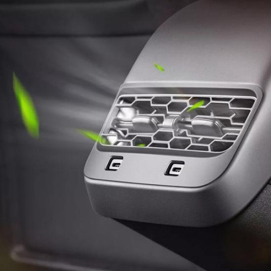 Rear Air Vent Cover Accessories Rear Center Console Grille For Tesla Model 3 Y