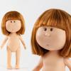 24cm Girls Toy Curly Hair Bean Eye Vinyl Doll Dress Up Dark Skin Mia Potato Dolls Movable Action Figure Body Children Gift Poseable Articulated Scale