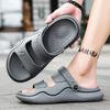 Fashion Casual Comfortable Soft Rubber Sandals Beach Shoes Slip On Mens Sandal For Male Sandles Sandalias Hombre Sandale Homme hombre